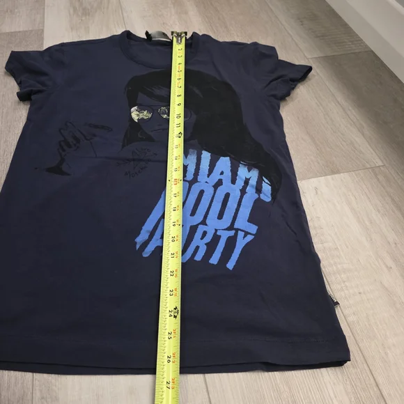 Love Moschino Dark Blue Miami Pool Party Tee - Picture 9 of 11